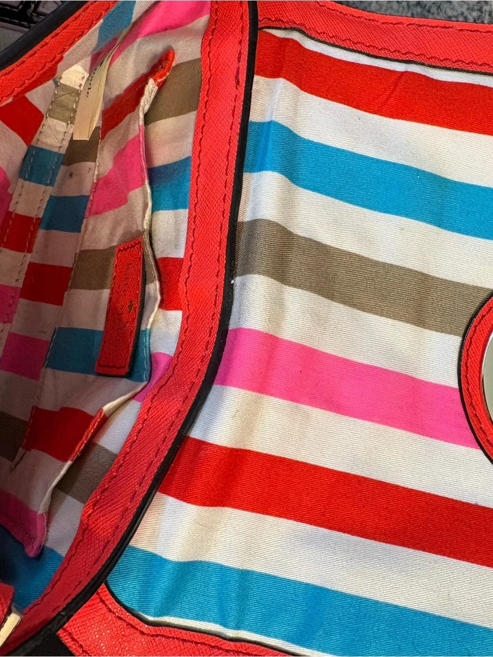 kate spade Red  Crossbody with Turn-Lock Detail